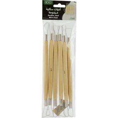 Roco Double-End Wire Tool Clay Tool
8 Inches, Brown