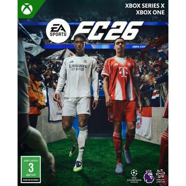 اف سي 26 الاصدار القياسي EA SPORTS
أكس بوكس أكس / ألعاب أكس بوكس ون, رياضة, اسطوانة بلوراي