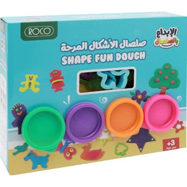 Roco Ready Steady Dough Shape Fun Dough Playset Modelling Clay/Dough + Accessory
Assorted Color