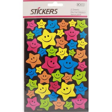 Roco Stickers
Smiley Star - Die-Cut, 15 Pieces
