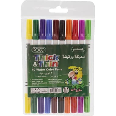 Roco Kolor Permanent Marker
Broad/Fine Double Point, Assorted Color