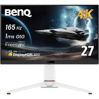 BenQ MOBIUZ EX271U 27" Gaming Monitor
LED, 4K UHD (Ultra HD), 165 Hz, 1ms (GtG), White