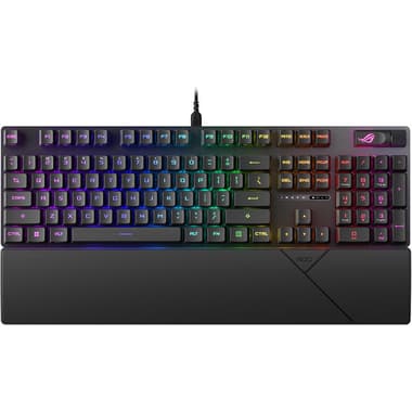 اسوس روج ستريكس سكوب 2 ار اكس ميكانيكال RGB لوحة مفاتيح للالعاب
سلكي, (متوافق مع الكمبيوتر المحمول والمكتبي وكمبيوتر الالعاب المكتبي (ويندوز +10, اسود