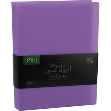 Roco Photo Album
Mini Classic Purple, 4" X 6", 18 Pages (36 Photos)