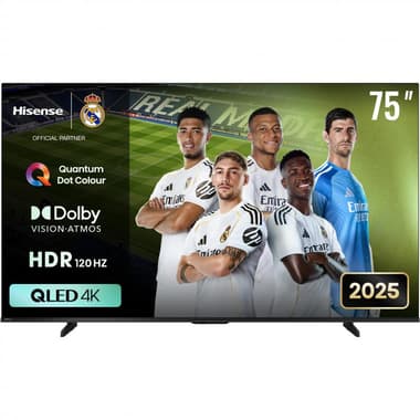 هايسنس 75 بوصة تلفزيون ذكي
دقة 4 كيه كيو ليد, 60 Hz, اسود, Q61Q