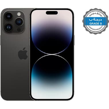 منتج مجدد درجة ب ابل آيفون 14 برو ماكس
256 جيجابايت, اسود, الجيل الخامس