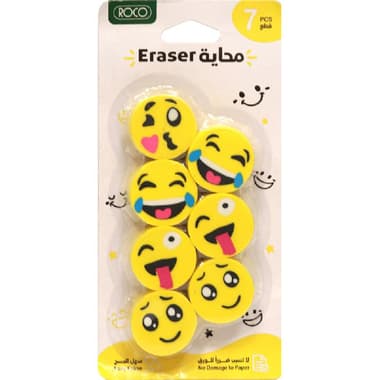 Roco Rubber Eraser
Emoji, Yellow