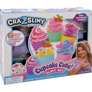 Cra-Z-Art Cra-Z-Slimy Cupcake Cutie! Slimy Set Slime Toy
Assorted Color, 6 Years and Above