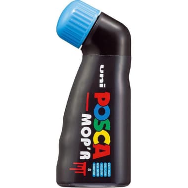 POSCA MOP'R Dripping/Doodling Graphic Art Marker
Light Blue, Round Tip