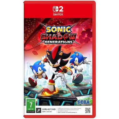 SONIC X SHADOW GENERATIONS سونيك × شادو جينيريشنز
سويتش 2 جيمز, أكشن ومغامرة, بطاقة ألعاب