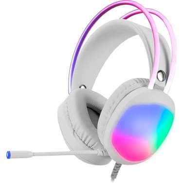 MARVO HG8959 Gaming Headset
Wired, 3.5 mm Connector/USB, Omnidirectional Microphone, White