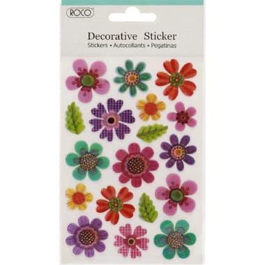Roco Twin Seven Stickers
Decorative Flowers, 16 Pieces