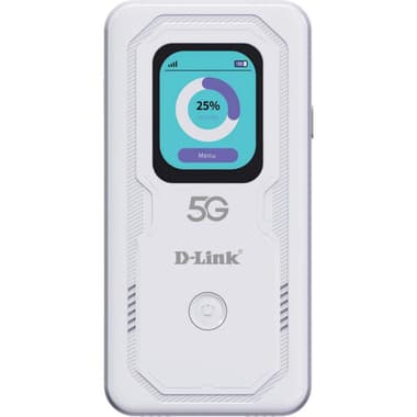 دي لينك DWR -500V راوتر محمول الجيل الخامس
اتصال حتى 32 جهاز, (5 جيجاهرتز/نطاق مزدوج (2.4 جيجاهرتز, 802) واي فاي 5.11ac), ابيض