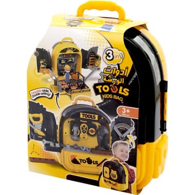Royal Falcon 3-in-1 Tool Set Backpack Kid's Pretend Play
Yellow/Black, 3 Years and Above