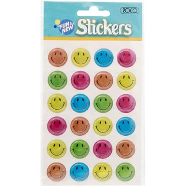 Roco Fun & New Stickers
Smiley - Medium, 24 Pieces