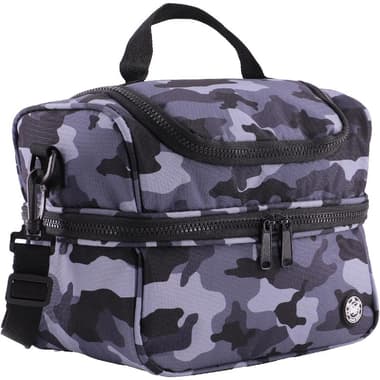 Atrium Big Zipper Lunch Bag
Camouflage Pattern, Black