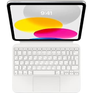 Apple Magic Folio Tablet Keyboard Case
Wireless - Apple Smart Connector, for iPad A16/iPad 10.9 10th Gen, White