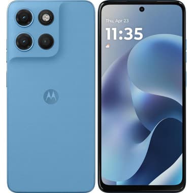 موتورولا moto g17
128 جيجابايت, 4 جيجابايت رام, بانتون أزرق ألاسكا 4G LTE, ميدياتك هيليو جي 81