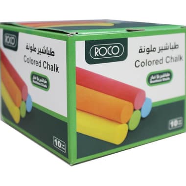 Roco Color Chalk
Anti-dust, Assorted Color, 10 Pieces