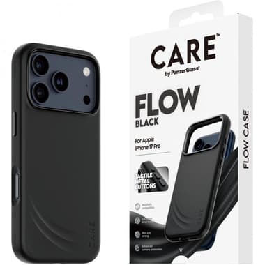 PanzerGlass Flow Back Cover Mobile Case with MagSafe
for iPhone 17 Pro, Black