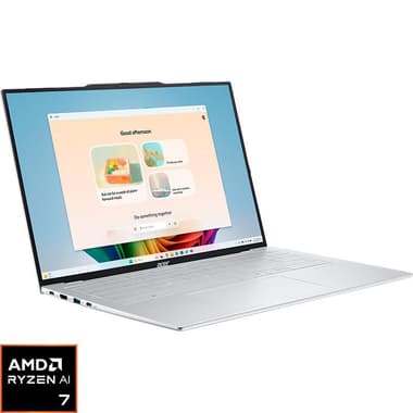 ايسر سويفت آير 16 Swift Air لابتوب
ذكاء اصطناعي مع كوبايلوت+, 16 بوصة, آيه أم دي رايزن 7, 32 جيجابايت رام, 1 تيرابايت اس اس دي, ويندوز 11,