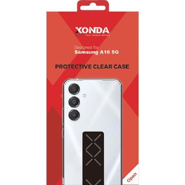 Xonda Back Cover Mobile Case with Strap
for Samsung Galaxy A16 5G, Clear
