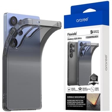 Araree Flexield Back Cover Mobile Case
for Samsung Galaxy S25 Ultra, Clear/Black