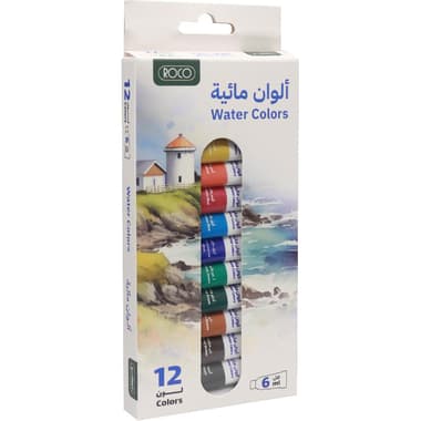 Roco Paint Set Watercolor
Assorted Color, 12 Colors