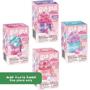 Moose gui-gui Slime Mini Single Slime Toy
Assorted, 6 Years and Above, Color and Design May Vary