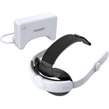 DOBE VR 2-in-1 Set
Headstrap and Battery, for Meta Quest 3S/Meta Quest 3, White