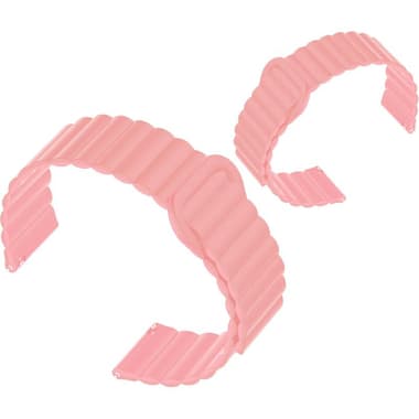 Xonda Double Face Wrist Strap
Universal, for Apple Watch 38/40/41 mm/Smartwatch 42 mm, Silicone, Strap Width (20 mm), Pink