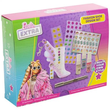 Barbie Extra Fashion Shoe Design Set Cosmetics & Fashion Activity Set
6 Years and Above