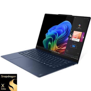 Lenovo Yoga Slim 7 Laptop
AI with CoPilot+, 14.5", Qualcomm Snapdragon, 32 GB RAM, 1 TB SSD, Windows 11 Home, Integrated Qualcomm