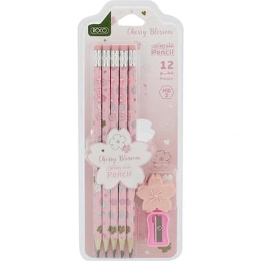Roco Cherry Blossom Stationery Set
12 Pieces, Assorted Color