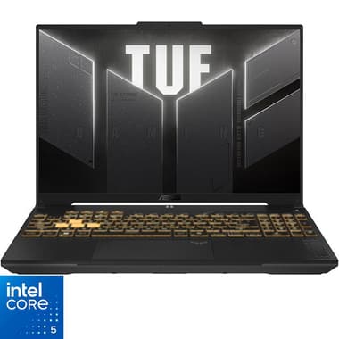 اسوس تي يو اف جيمنج لابتوب ألعاب
16 بوصة, انتل كور 5, 16 جيجابايت رام, 512 جيجابايت PCIe 4.0 NVMe M.2 SSD, ويندوز 11 هوم, بطاقة رسومات انفيديا جيفورس 6 جيجابايت,