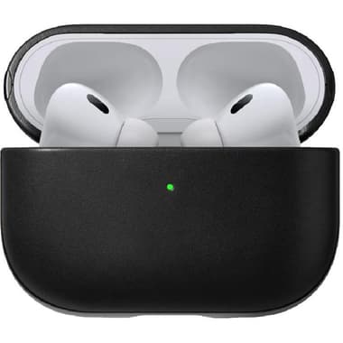 Nomad Modern Leather Case Earbuds Case
for Apple AirPods Pro 2nd Gen, Black