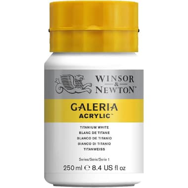 Winsor & Newton Galeria Acrylic Color
Titanium White, 250.00 ml ( 8.80 oz )
