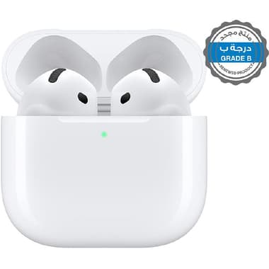 Renewed Grade B Apple AirPods 4 Earbuds
Active Noise Cancelling, Bluetooth, USB-C, Built-in Microphone, White