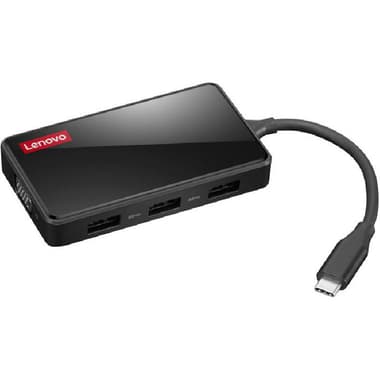 Lenovo 100 USB-C Travel Dock Multi-port Station
USB-C, 6 Port (3X USB-A/HDMI/VGA/USB-C PD), Black