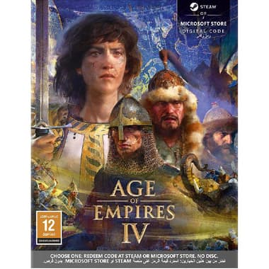 Digital Code
Age of Empires IV, PC Game, Simulation & Strategy, DLC (Downloadable Content)