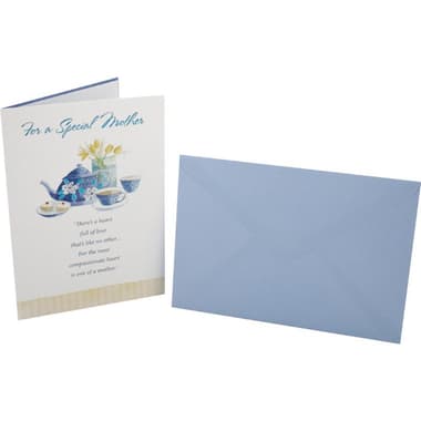 Designer Greetings Card & Envelope
"For a Special Mother", Assorted Color