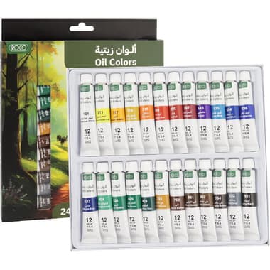 Roco Colour Set Oil Color
Assorted Color, 24 Colors 12.00 ml ( .42 oz )