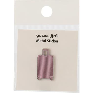 3D Stickers
Fashion: Pink Trolley Bag, 1 Piece