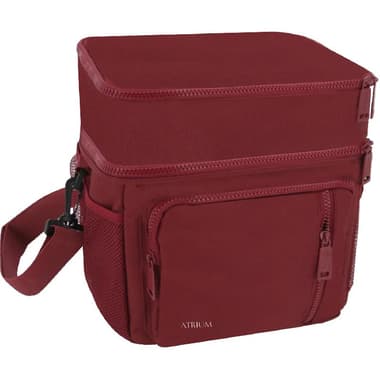 Atrium Lunch Bag
2 Front Pockets, Dual-Storage Design, Burgundy