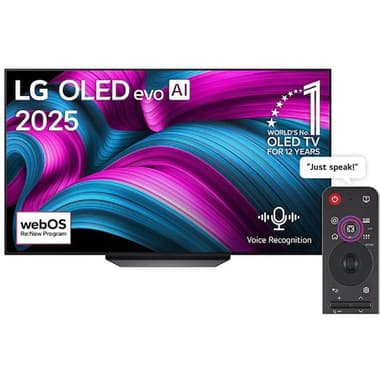 LG 65" Smart TV
4K OLED, 120 Hz, Black, CS5