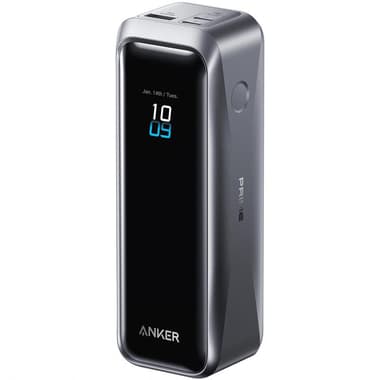 Anker Prime 20K 220W Powerbank
Fast Battery Charging, 20000 mAh, 3 USB (1X USB/2X USB-C), Grey