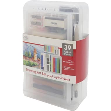 Art Expedition Storage Case Drawing Set
Clear, 39 Pieces