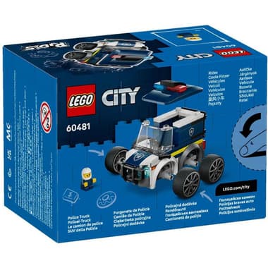 LEGO CITY Rides - Police Truck Interlocking Bricks Figure
5 Years and Above