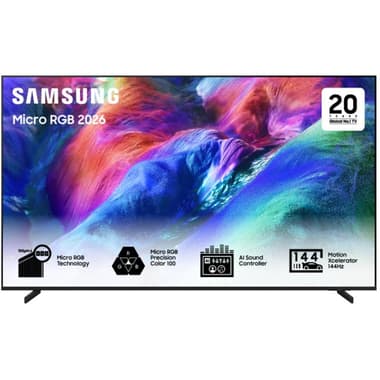 سامسونج 75 بوصة تلفزيون ذكي
دقة 4 كيه LED RGB اضاءة, 144 هرتز, اسود, ام آر أي
