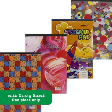 Roco Sticker Pad Art Paper
22.70 X 33 cm, Assorted Color, Color and Design May Vary